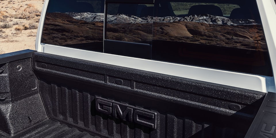 Close-up View of the Truck Bed on a 2025 GMC Sierra HD AT4 Truck