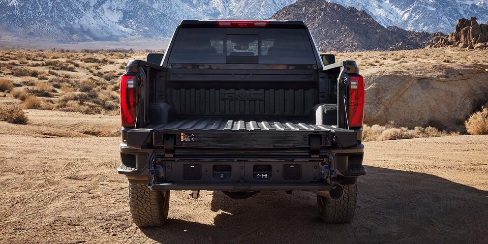 Rear View of the Truck Bed on a 2025 GMC Sierra HD Truck