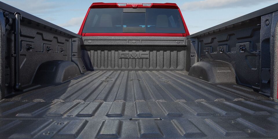 Close-up View of the Truck Bed on a 2025 GMC Sierra HD Truck