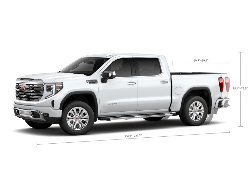 Side Profile View of the 2025 GMC Sierra 1500 Pickup Truck
