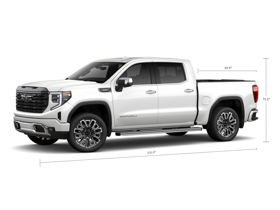 Side Profile View of the 2025 GMC Sierra 1500 Pickup Truck