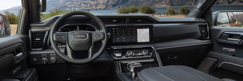Drivers Side Interior View of the Steering Wheel and Dashboard