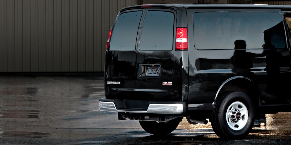 A Parked 2025 GMC Savana Cargo Van