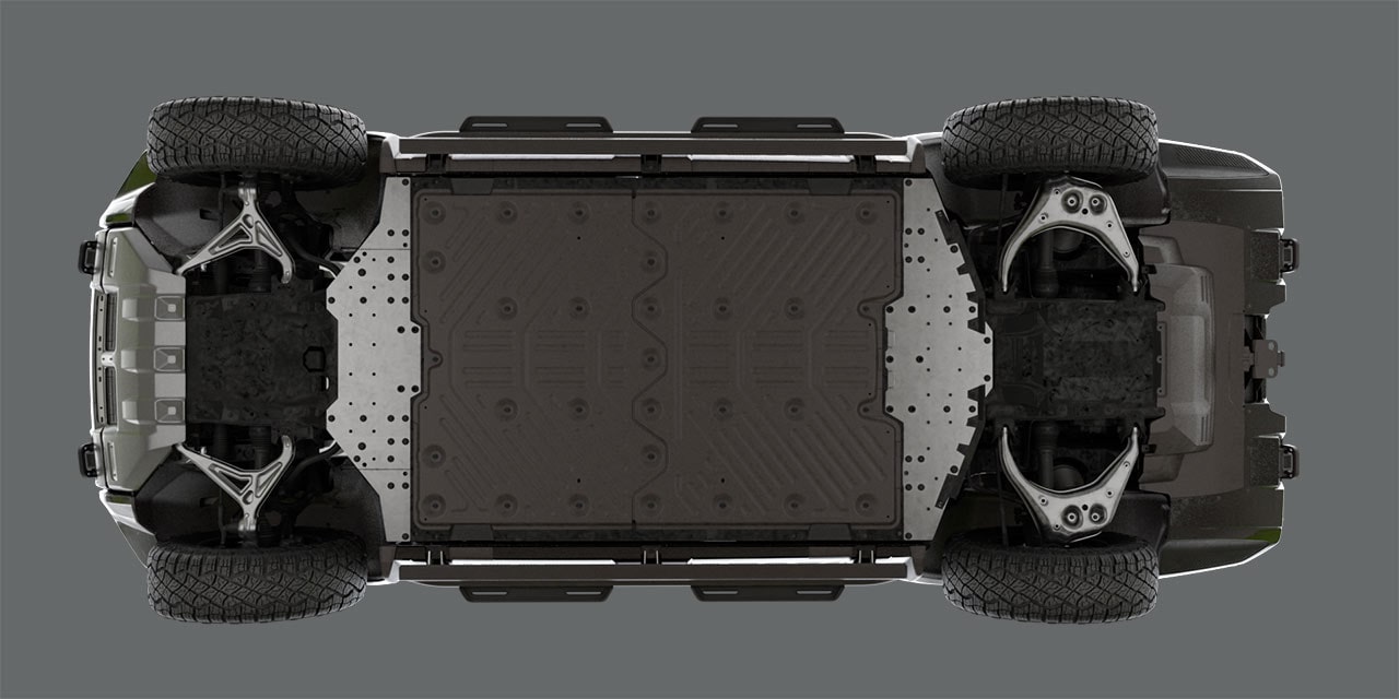 The 2026 GMC HUMMER EV's Full Underbody Armor