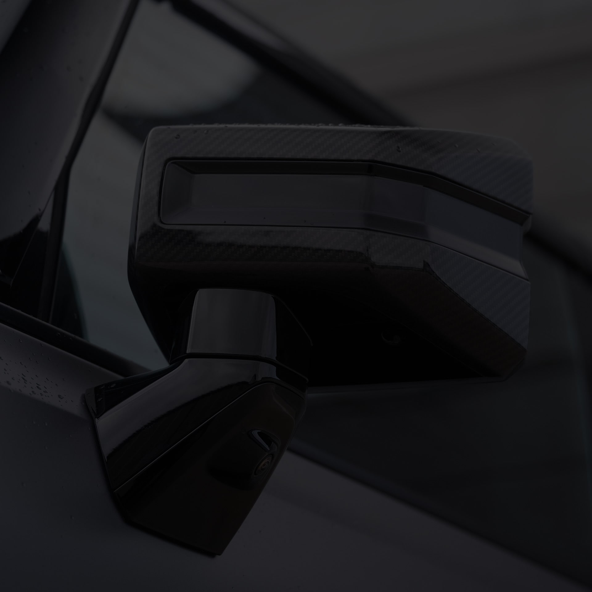 Close-up of the 2026 GMC HUMMER EV Backside of a Side Mirror