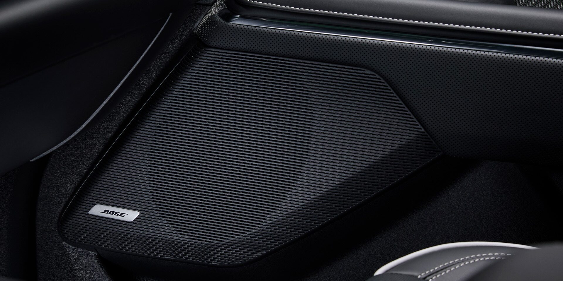 Close-up of the Bose Sounds System Speaker in the 2026 GMC Sierra EV AT4
