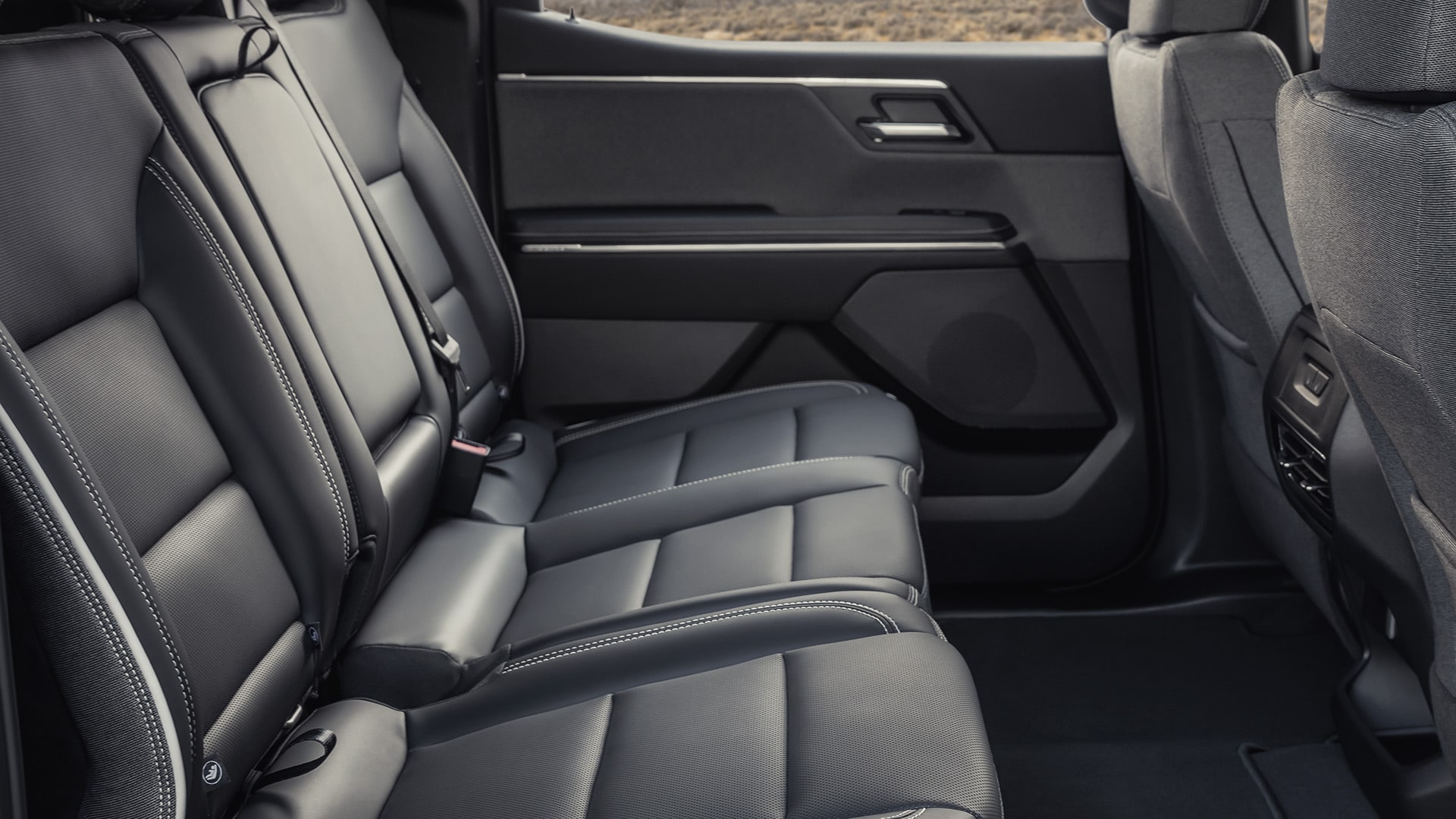 The 2026 GMC Sierra EV Pickup Truck Spacious Back Row and Premium Seating