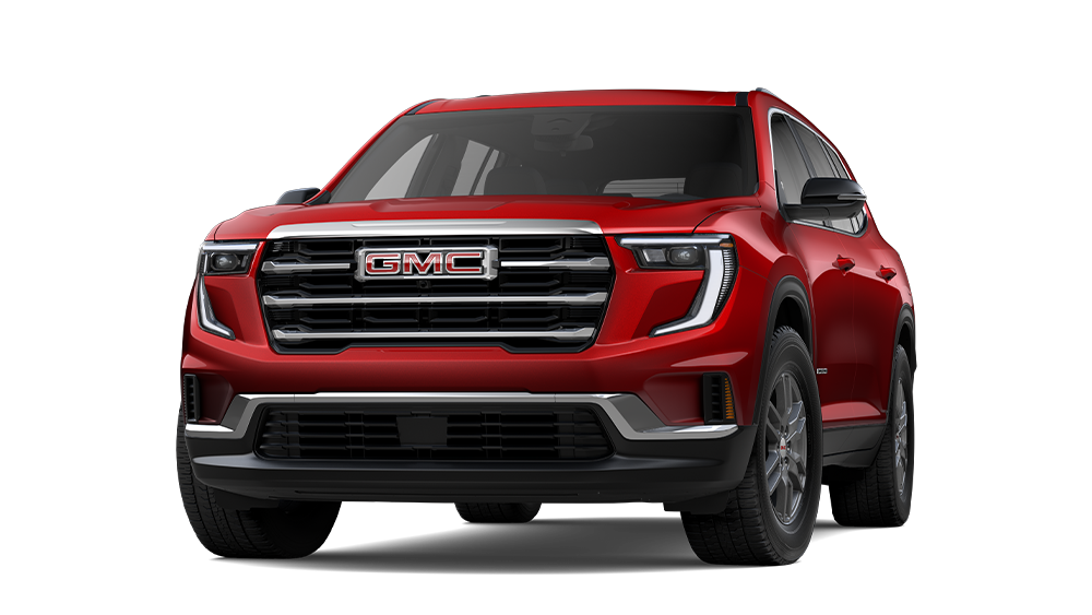 Front Three-Quarters View of the 2026 GMC Acadia Elevation Mid-Size SUV