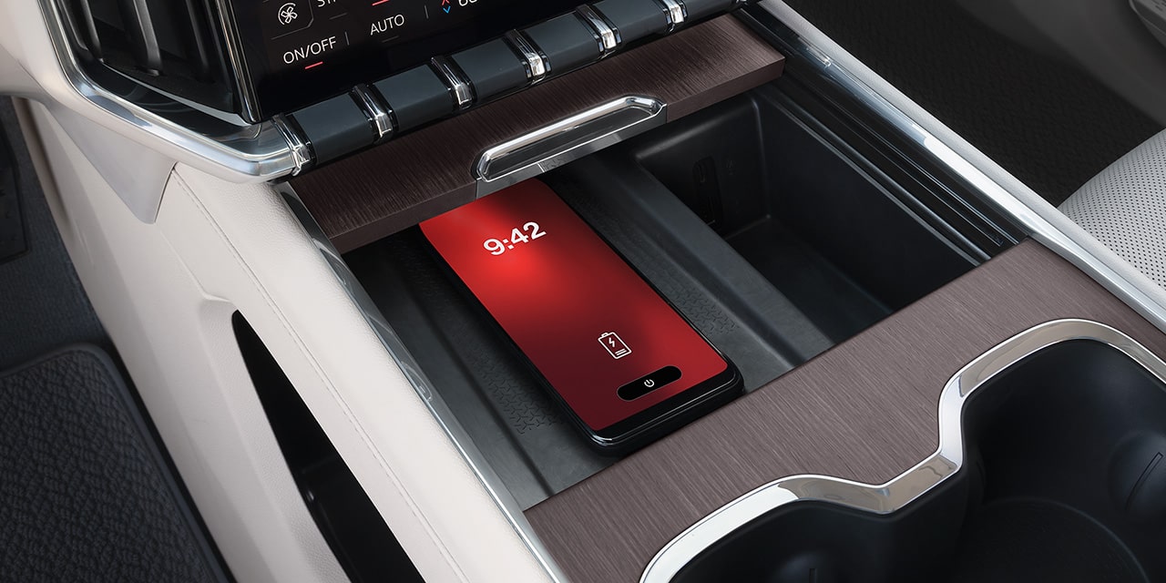Wireless Charging in the 2026 GMC Acadia Mid-Size SUV