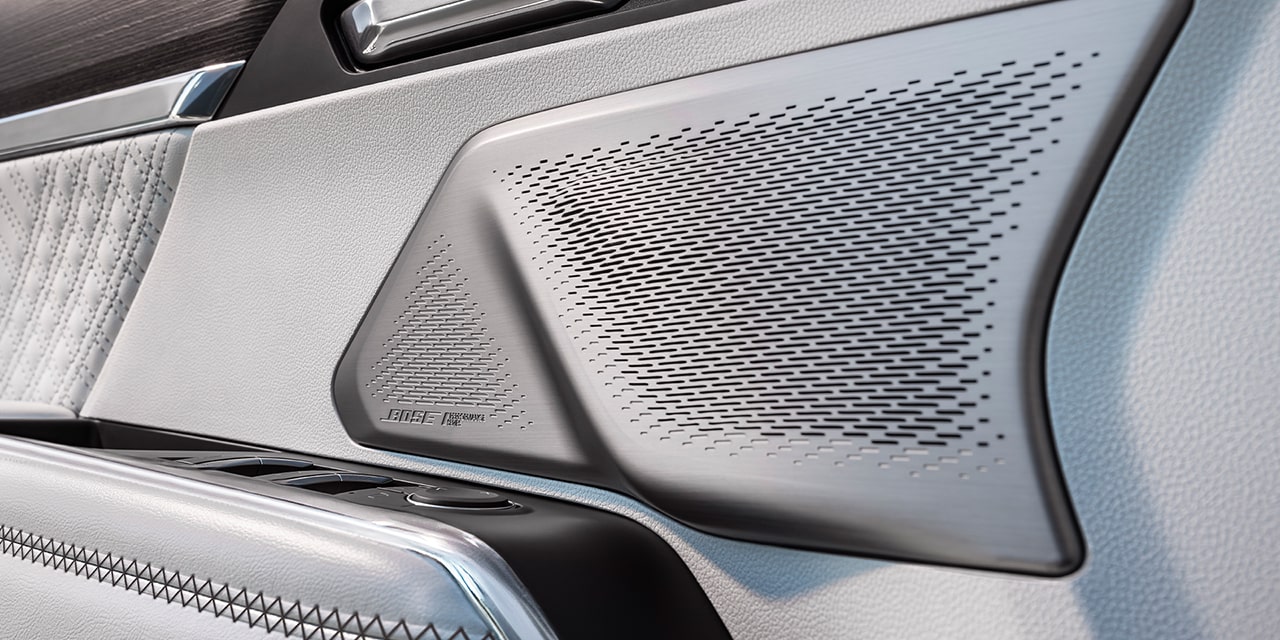 Close-up View of the BOSE Premium Audio System
