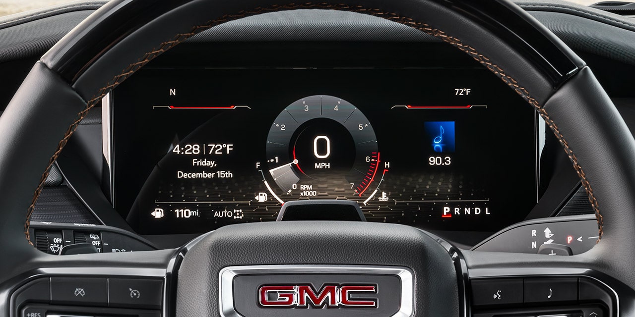 Close-up View of the 11 Inch Diagonal Driver Infotainment Center
