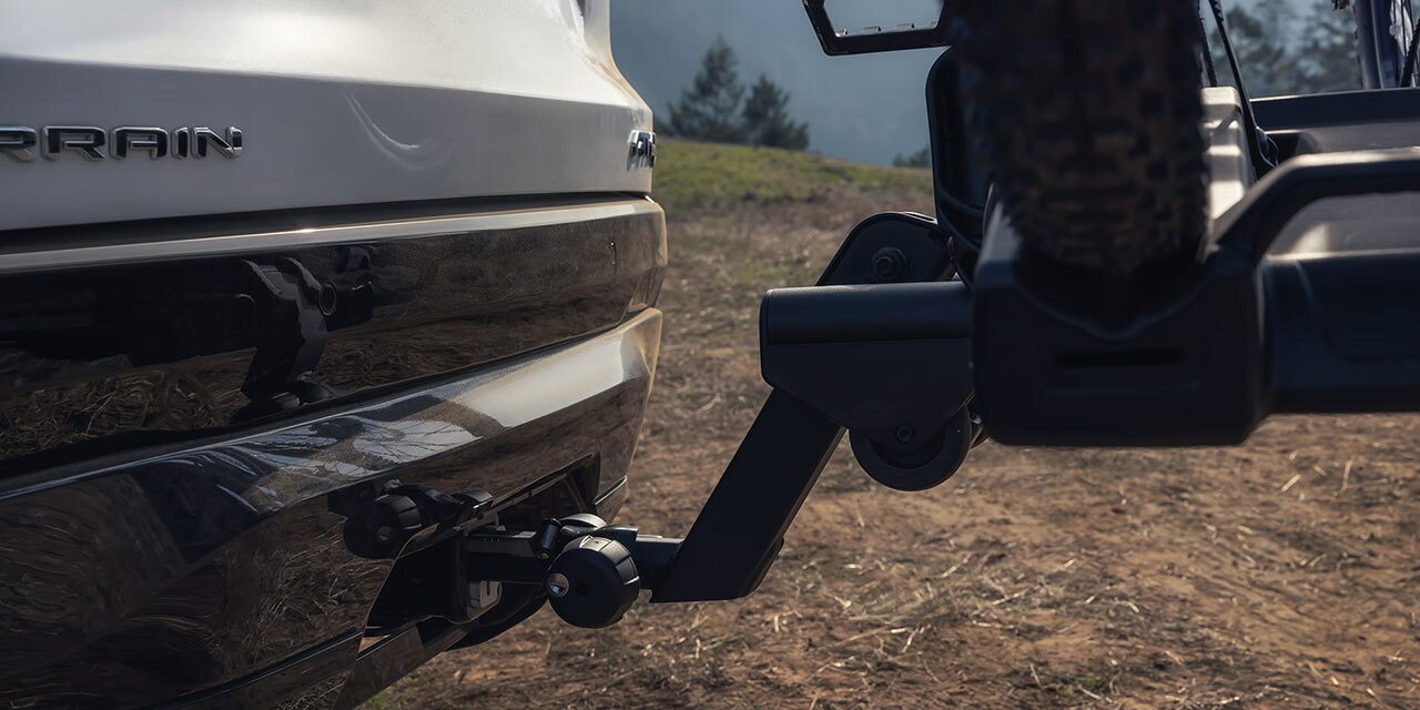 Close-up of the Hitch in the 2026 GMC Terrain Denali Luxury SUV