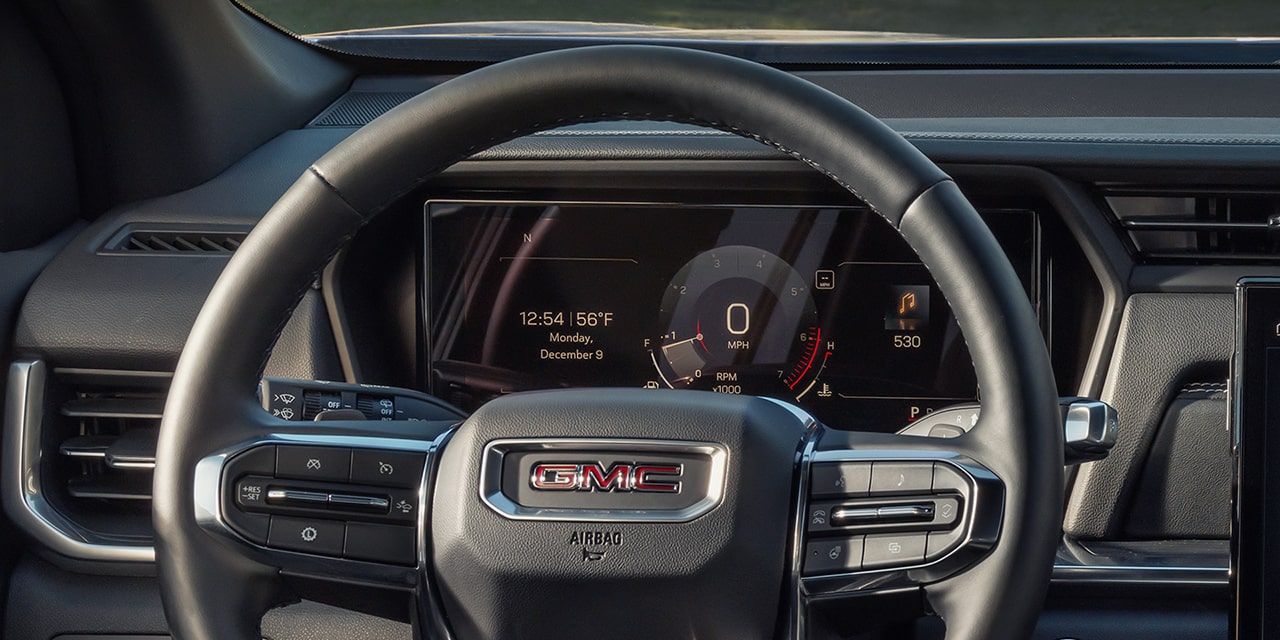 Close-up of the 11 Inch Diagonal Driver Infotainment System in the 2026 GMC Terrain Elevation Compact SUV