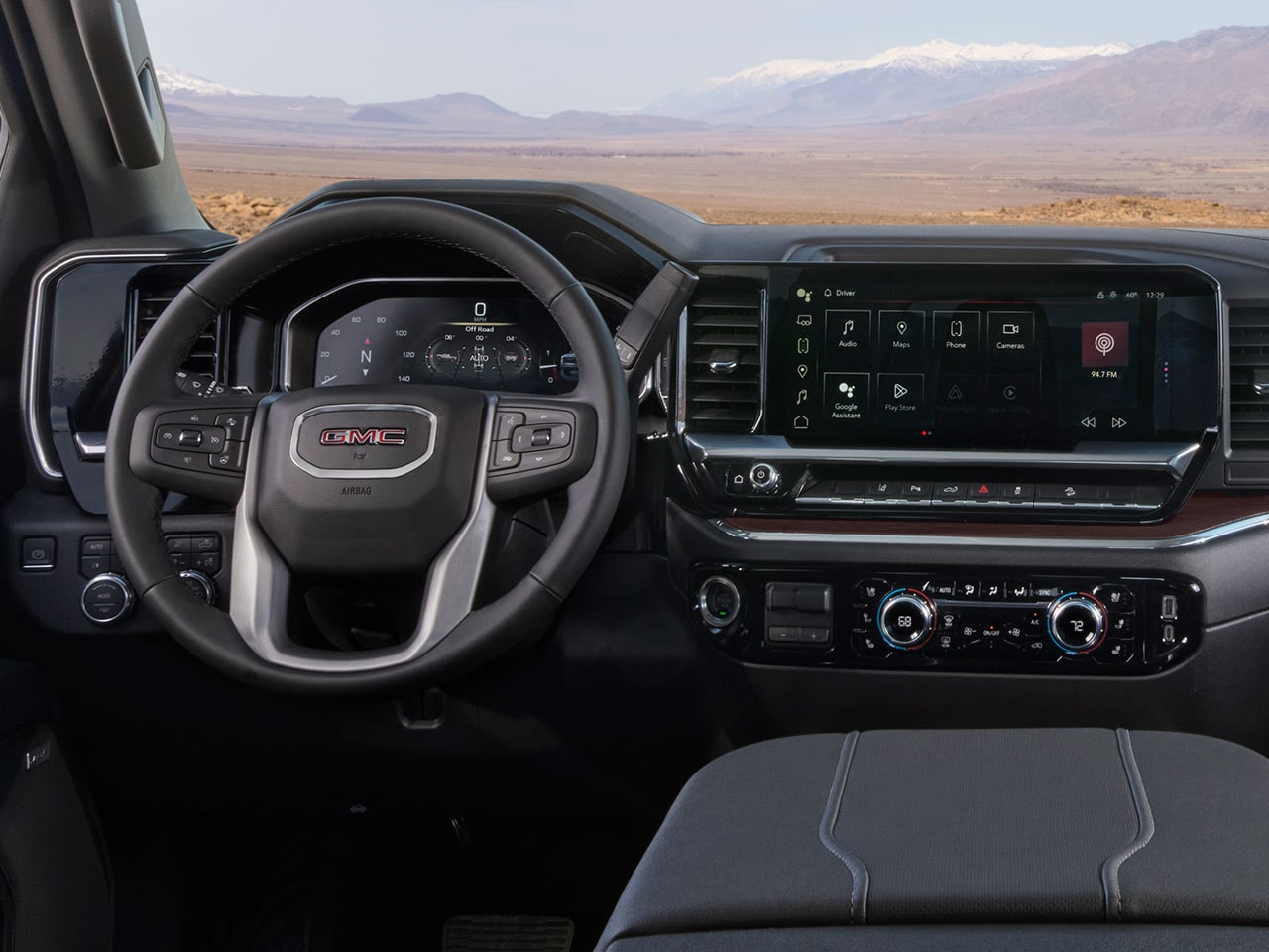 Interior View of the Spacious Cabin in the 2026 GMC Sierra HD Heavy Duty Truck