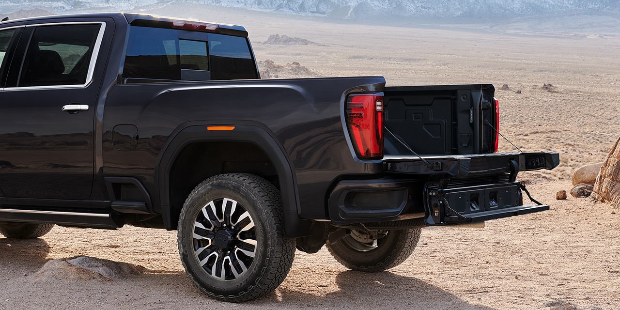 The Six Function Multipro Tailgate on the 2026 GMC Sierra HD Heavy Duty Truck