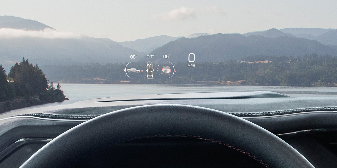 View of the Heads up Display