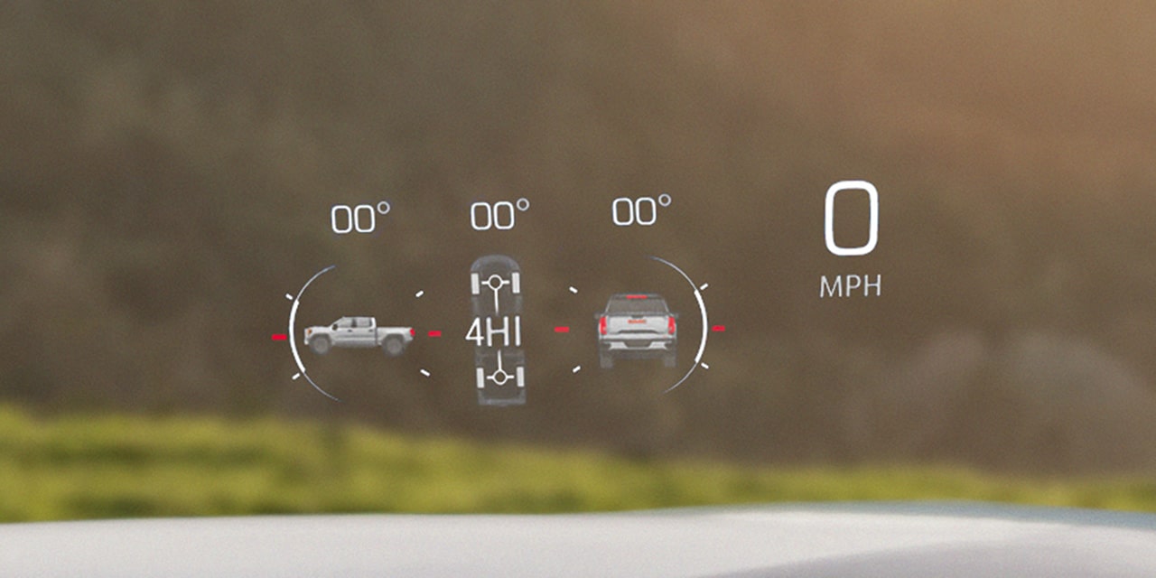View of the Heads up Display