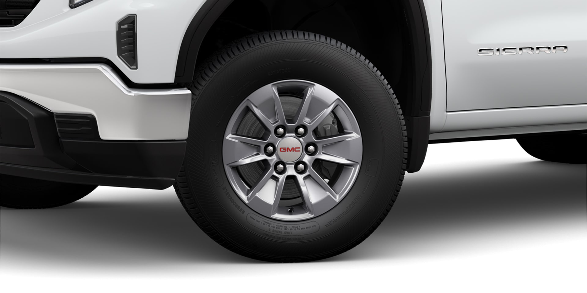 Close-up of the Rim and Tire on the 2026 GMC Sierra 1500 Pro Full-Size Truck