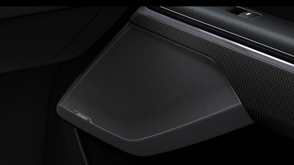 Interior View of the Bose Sound System in the GMC Sierra EV Denali's Bose